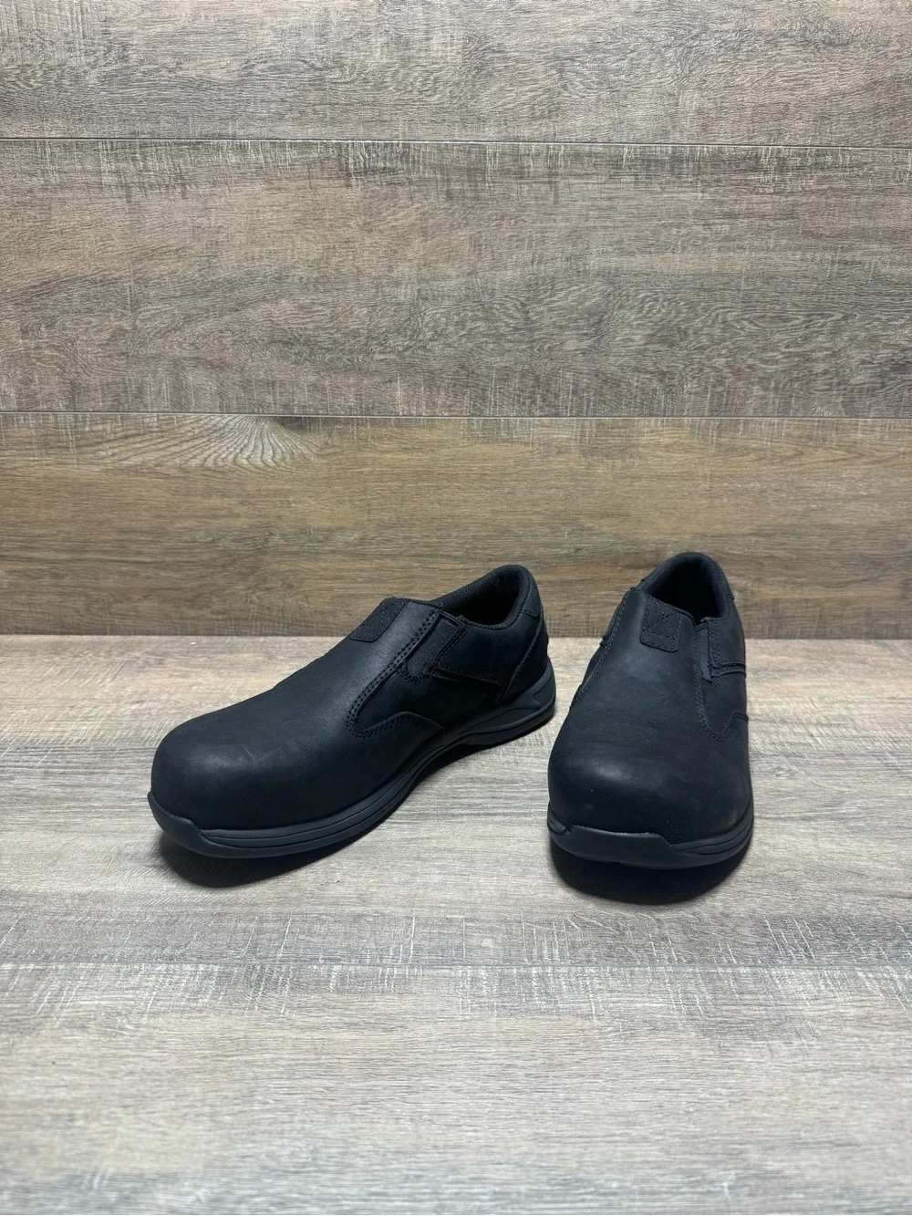 Red Wing Shoes Black Slip-On Work Loafers
